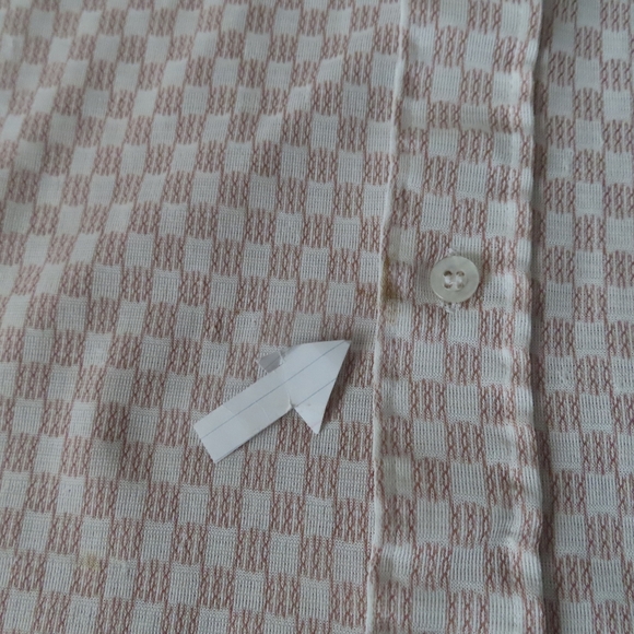 JC Penney Towncraft Shirt Penn Prest Button Up Short Sleeve Men’s Vintage 16 - Picture 3 of 7